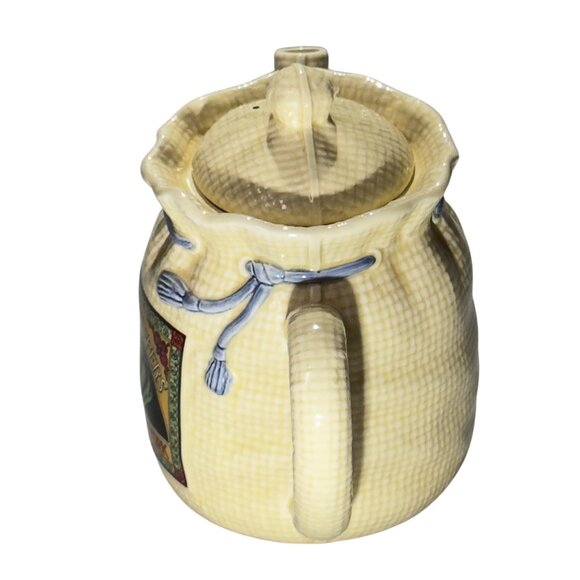 Vintage Petersons Peppers Ceramic Teapot With Lid - Picture 2 of 11